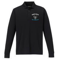 Down South We Chillin Performance Long Sleeve Polo