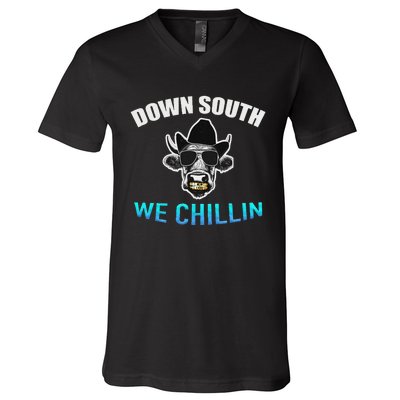 Down South We Chillin V-Neck T-Shirt