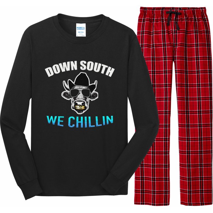 Down South We Chillin Long Sleeve Pajama Set