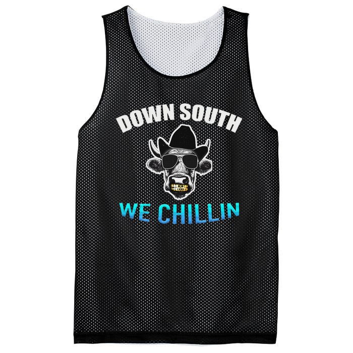 Down South We Chillin Mesh Reversible Basketball Jersey Tank