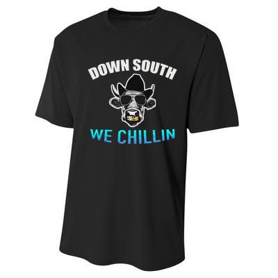 Down South We Chillin Performance Sprint T-Shirt