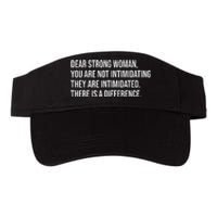 Dear Strong Woman You Are Not Intimidating Valucap Bio-Washed Visor