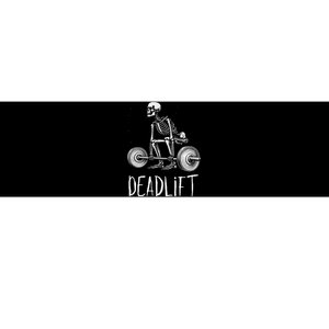 Deadlift Skeleton Workout Halloween Weight Lifting Fitness Bumper Sticker