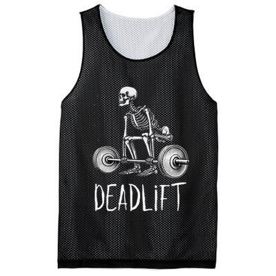 Deadlift Skeleton Workout Halloween Weight Lifting Fitness Mesh Reversible Basketball Jersey Tank