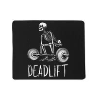 Deadlift Skeleton Workout Halloween Weight Lifting Fitness Mousepad