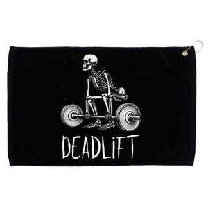 Deadlift Skeleton Workout Halloween Weight Lifting Fitness Grommeted Golf Towel