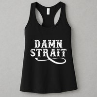 Damn S.T.R.A.I.T Western Country Music Womens Tank Top