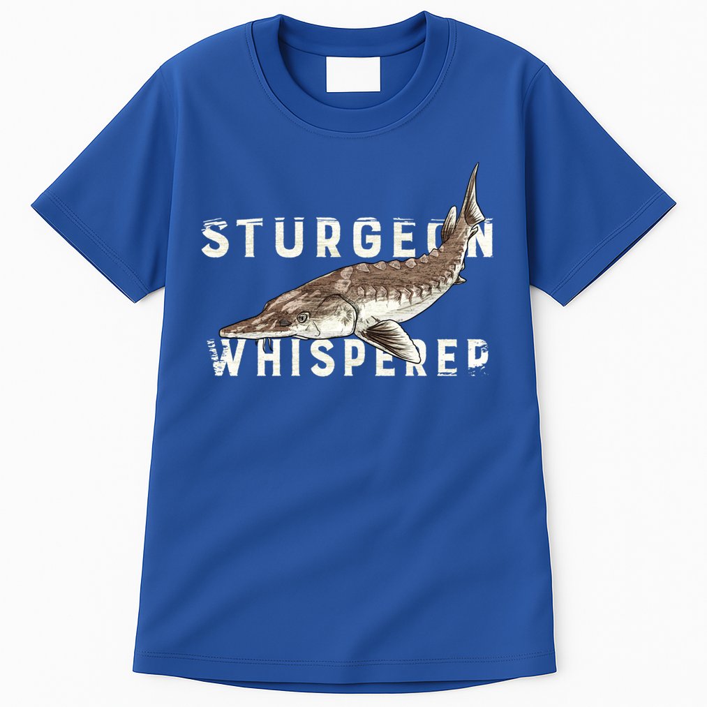 Distressed Sturgeon Whisperer Beluga Fish Funny Gift Tall T-Shirt