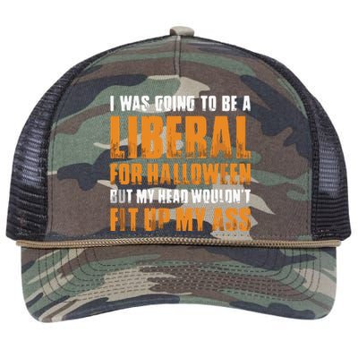 Desean StricklandI Was Going To Be A Liberal For Halloween But My Head Wouldn’t Retro Rope Trucker Hat Cap