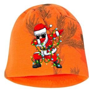 Dabbing Santa Xmas Lights Christmas Gifts Kati - Camo Knit Beanie