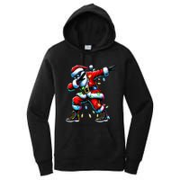 Dabbing Santa Xmas Lights Women's Pullover Hoodie