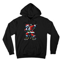 Dabbing Santa Xmas Lights Gifts Christmas Gift Hoodie