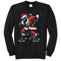 Dabbing Santa Xmas Lights Gifts Christmas Gift Sweatshirt