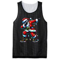 Dabbing Santa Xmas Lights Gifts Christmas Gift Mesh Reversible Basketball Jersey Tank