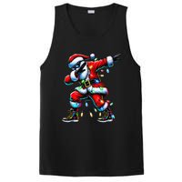 Dabbing Santa Xmas Lights Gifts Christmas Gift PosiCharge Competitor Tank