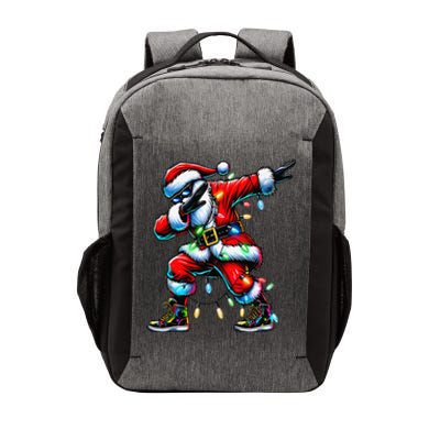 Dabbing Santa Xmas Lights Gifts Christmas Gift Vector Backpack