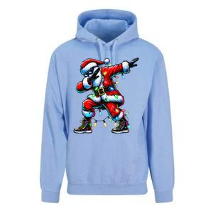 Dabbing Santa Xmas Lights Gifts Christmas Gift Unisex Surf Hoodie