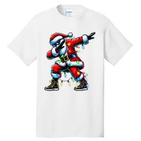 Dabbing Santa Xmas Lights Gifts Christmas Tall T-Shirt