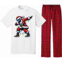 Dabbing Santa Xmas Lights Gifts Christmas Pajama Set