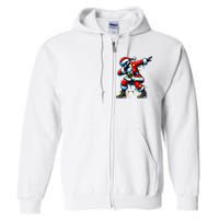 Dabbing Santa Xmas Lights Gifts Christmas Full Zip Hoodie