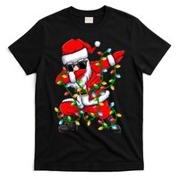 Dabbing Santa Xmas Lights Gifts Christmas T-Shirt