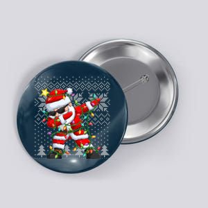 Dabbing Santa Xmas Tree Lights Button