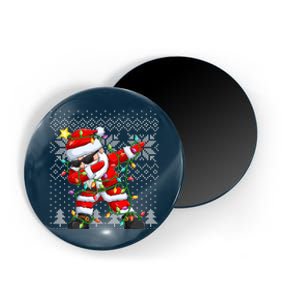 Dabbing Santa Xmas Tree Lights Magnet