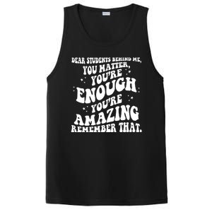 Dear Student You Matter Youre Enough Quote PosiCharge Competitor Tank