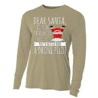 Dear Santa YouD Better Hire A Drone Pilot Drone Christmas Cooling Performance Long Sleeve Crew