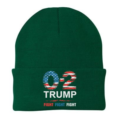 Donald Trump 02 Us Flag Fight Fight Fight You Missed Again Knit Cap Winter Beanie