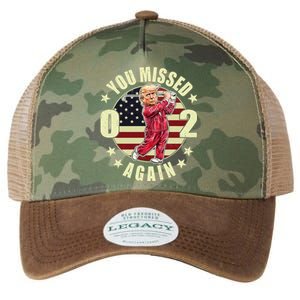 Donald Trump 02 Golf You Missed Again 2024 Election Legacy Tie Dye Trucker Hat