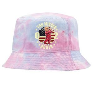 Donald Trump 02 Golf You Missed Again 2024 Election Tie-Dyed Bucket Hat