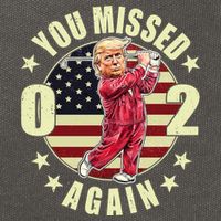 Donald Trump 02 Golf You Missed Again 2024 Election Cotton Canvas Backpack