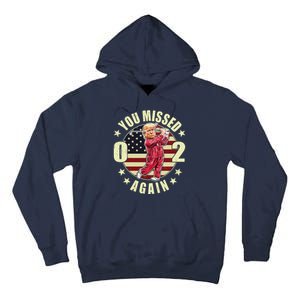 Donald Trump 02 Golf You Missed Again 2024 Election Tall Hoodie