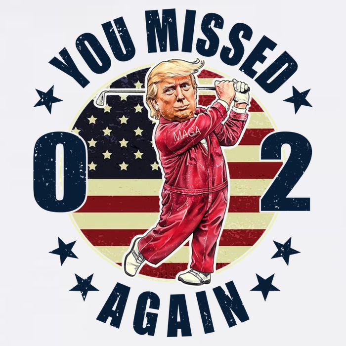 Donald Trump 02 Golf You Missed Again 2024 Election T-Shirt