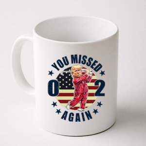 Donald Trump 02 Golf You Missed Again 2024 Election Coffee Mug