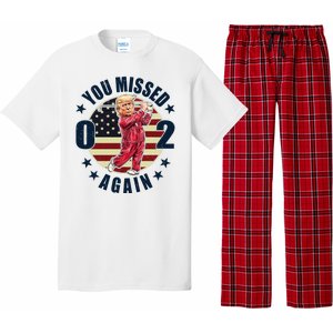 Donald Trump 02 Golf You Missed Again 2024 Election Pajama Set