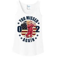 Donald Trump 02 Golf You Missed Again 2024 Election Ladies Essential Tank