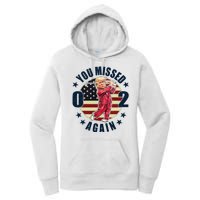 Donald Trump 02 Golf You Missed Again 2024 Election Women's Pullover Hoodie