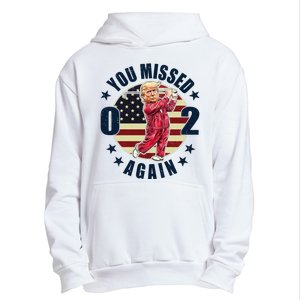 Donald Trump 02 Golf You Missed Again 2024 Election Urban Pullover Hoodie