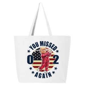 Donald Trump 02 Golf You Missed Again 2024 Election 25L Jumbo Tote