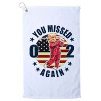 Donald Trump 02 Golf You Missed Again 2024 Election Platinum Collection Golf Towel