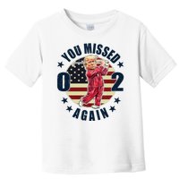 Donald Trump 02 Golf You Missed Again 2024 Election Toddler T-Shirt