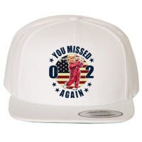 Donald Trump 02 Golf You Missed Again 2024 Election Wool Snapback Cap