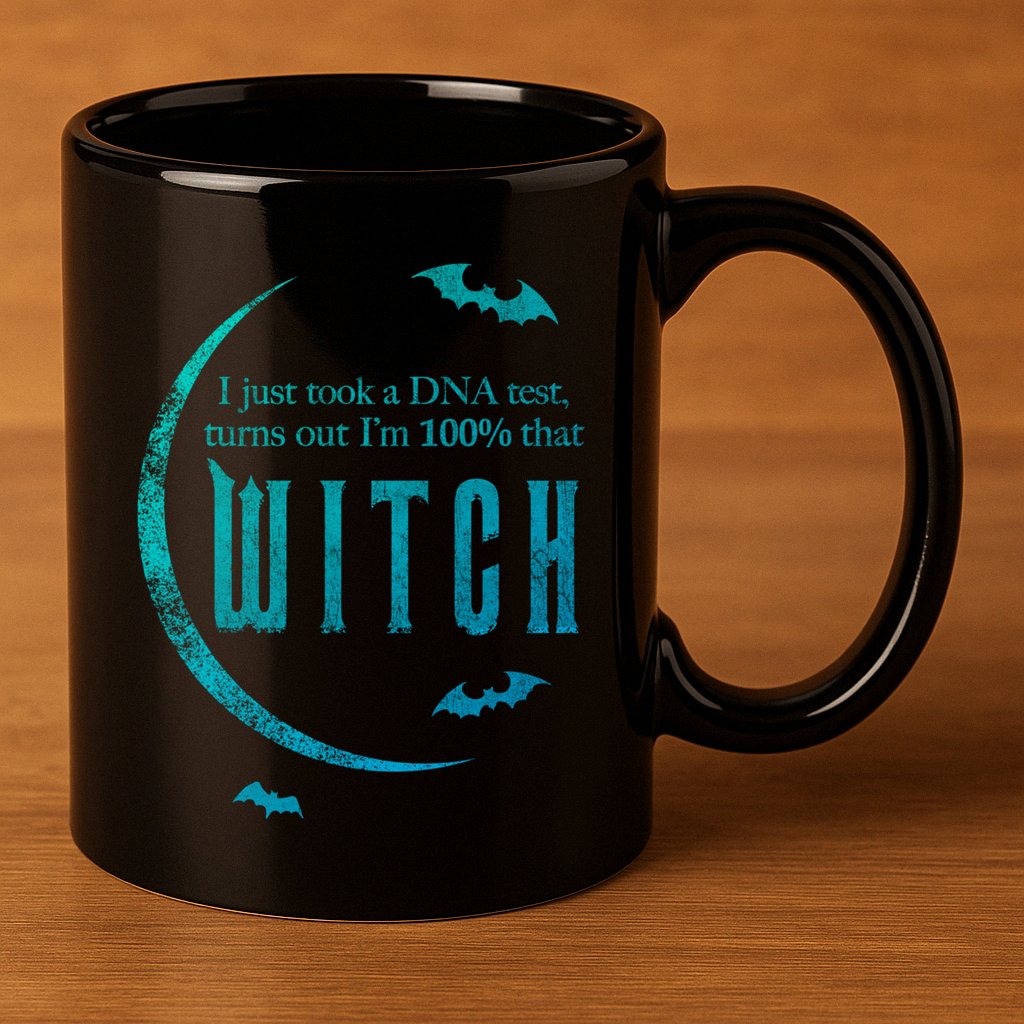 Dna Test 100% That Witch Gift 11oz C Handle Ceramic Mug