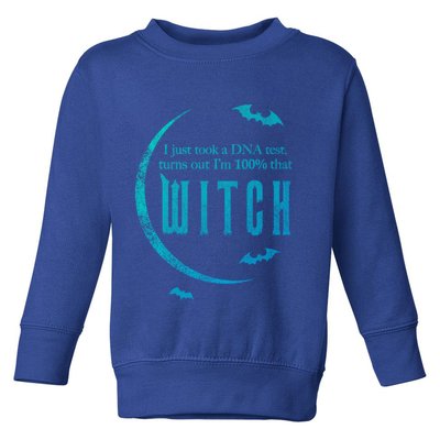 Dna Test 100% That Witch Gift Toddler Sweatshirt