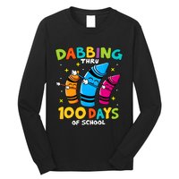 Dabbing Thru 100 Days Of School Long Sleeve Shirt