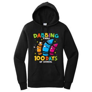 Dabbing Thru 100 Days Of School Women's Pullover Hoodie