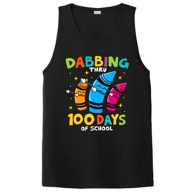 Dabbing Thru 100 Days Of School PosiCharge Competitor Tank