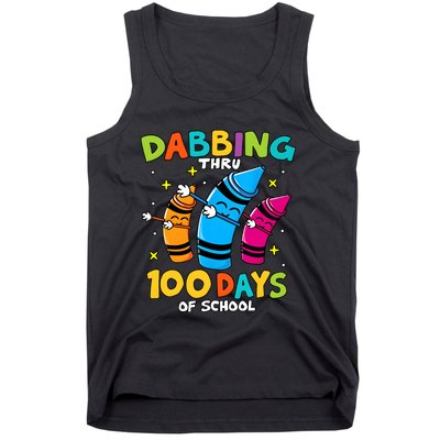 Dabbing Thru 100 Days Of School Tank Top